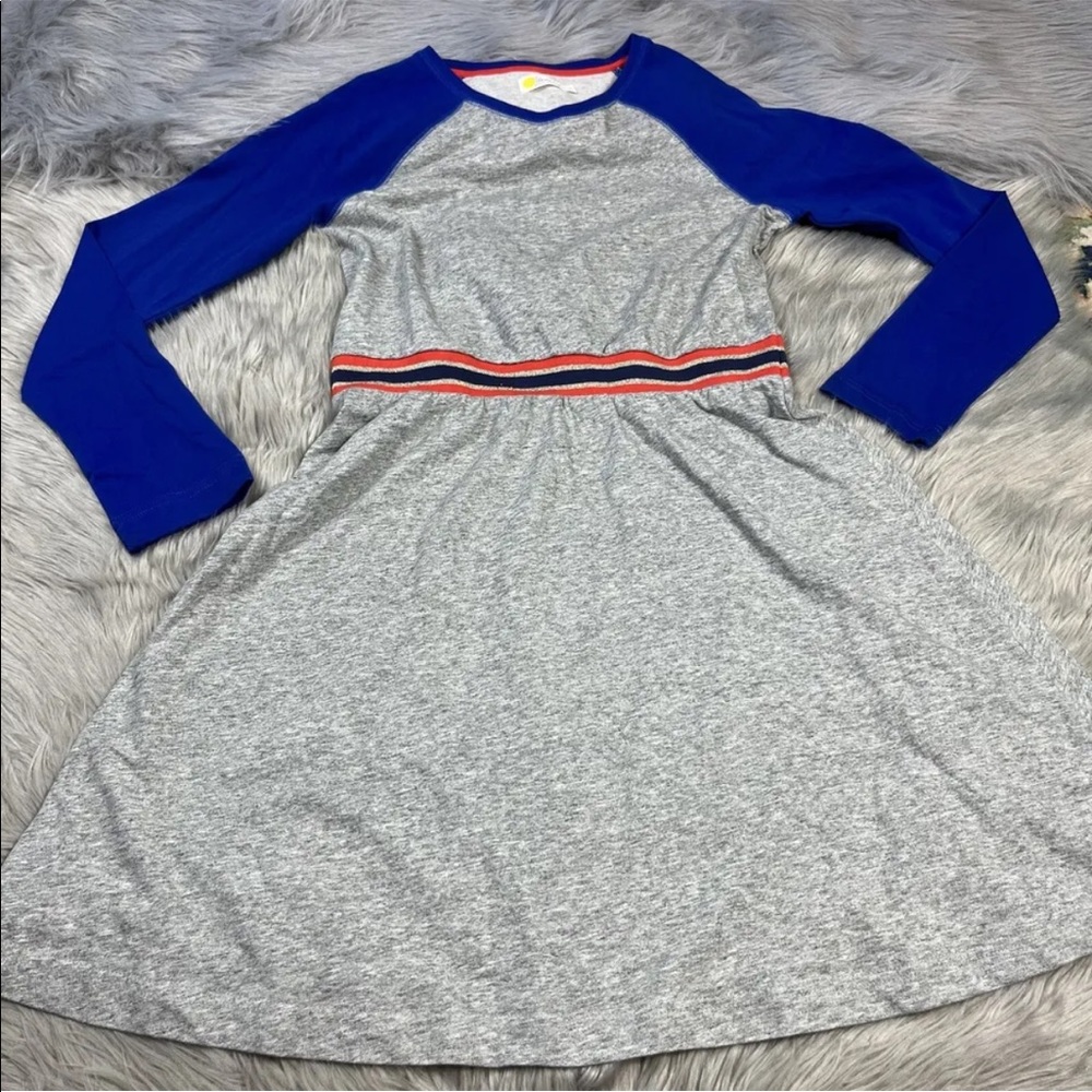 Johnnie B Boden Girls 15-16y Blue Gray Long Sleeve Dress